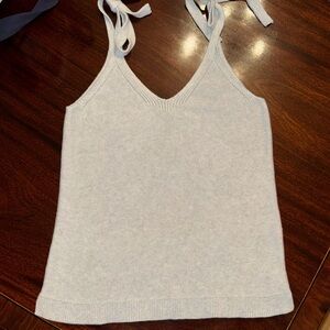 J. Crew - Women’s Sweater Tank with Tie Shoulders